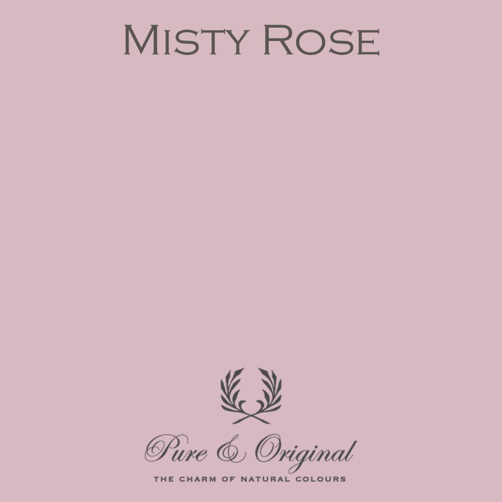 roze krijtverf kleuren misty rose