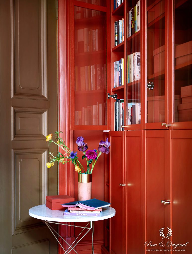 meubel rood schilderen